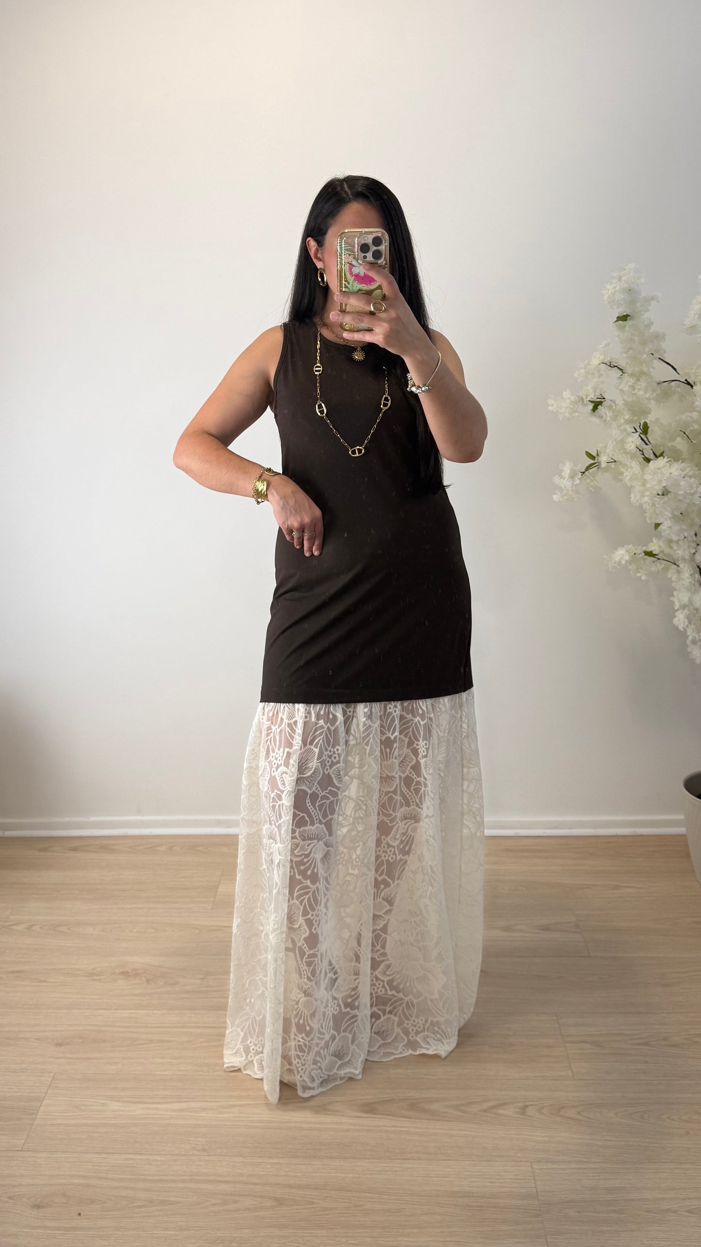 ROBE LEANA CHOCO