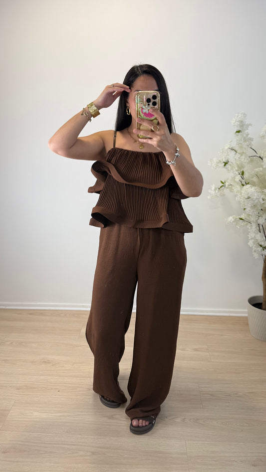 COMBINAISON ARIANE CHOCO