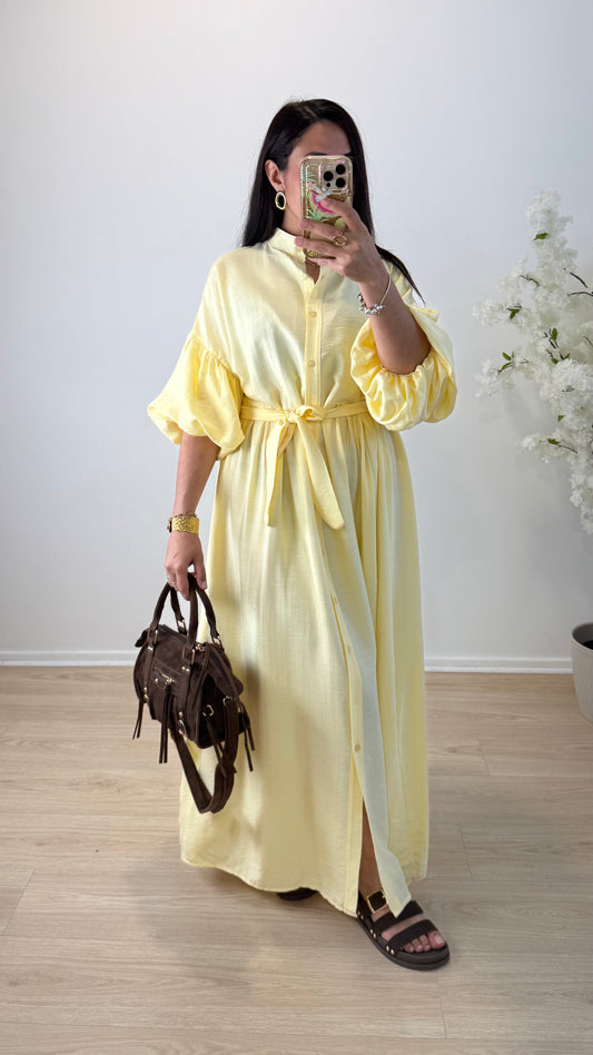 ROBE DINA JAUNE