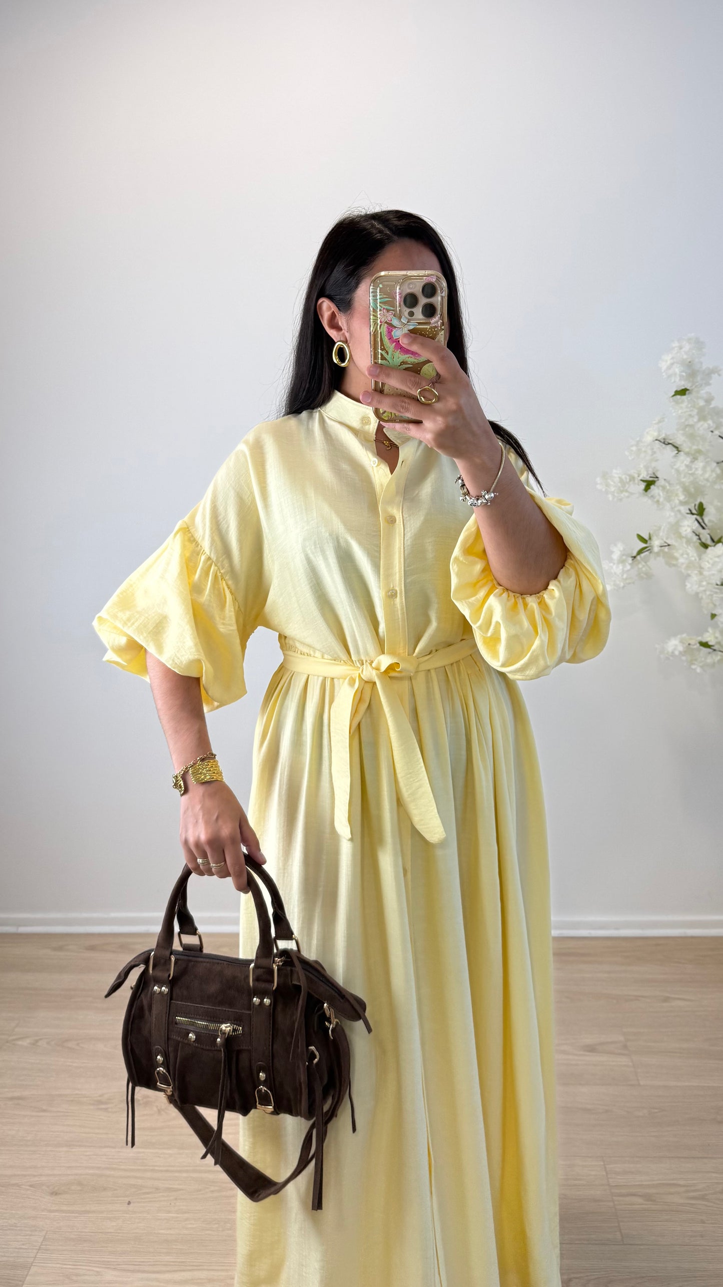 ROBE DINA JAUNE