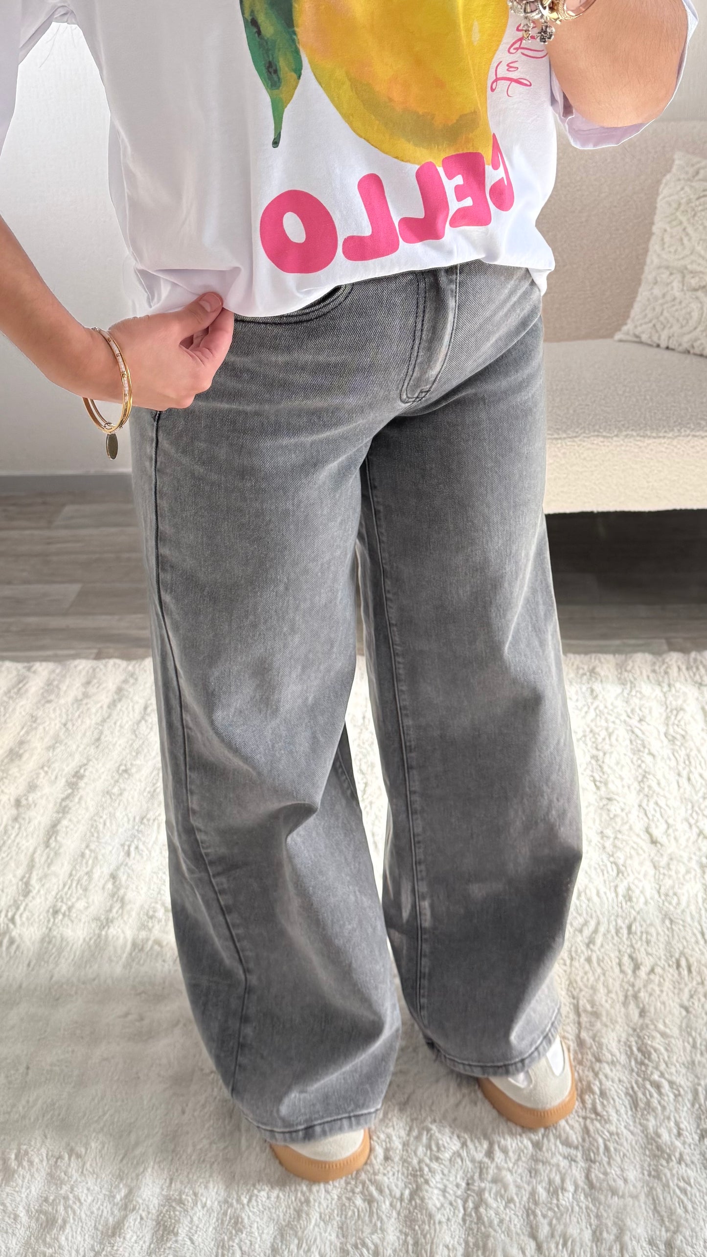 JEANS SAB GRIS EXTRA LARGE