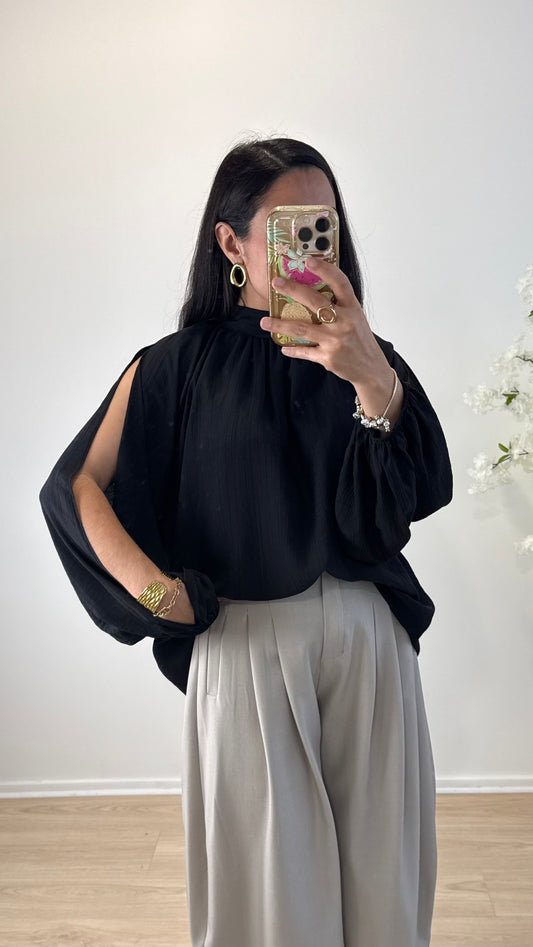BLOUSE BALI BLACK
