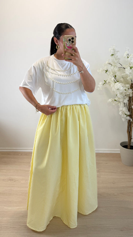 JUPE AMANDA JAUNE