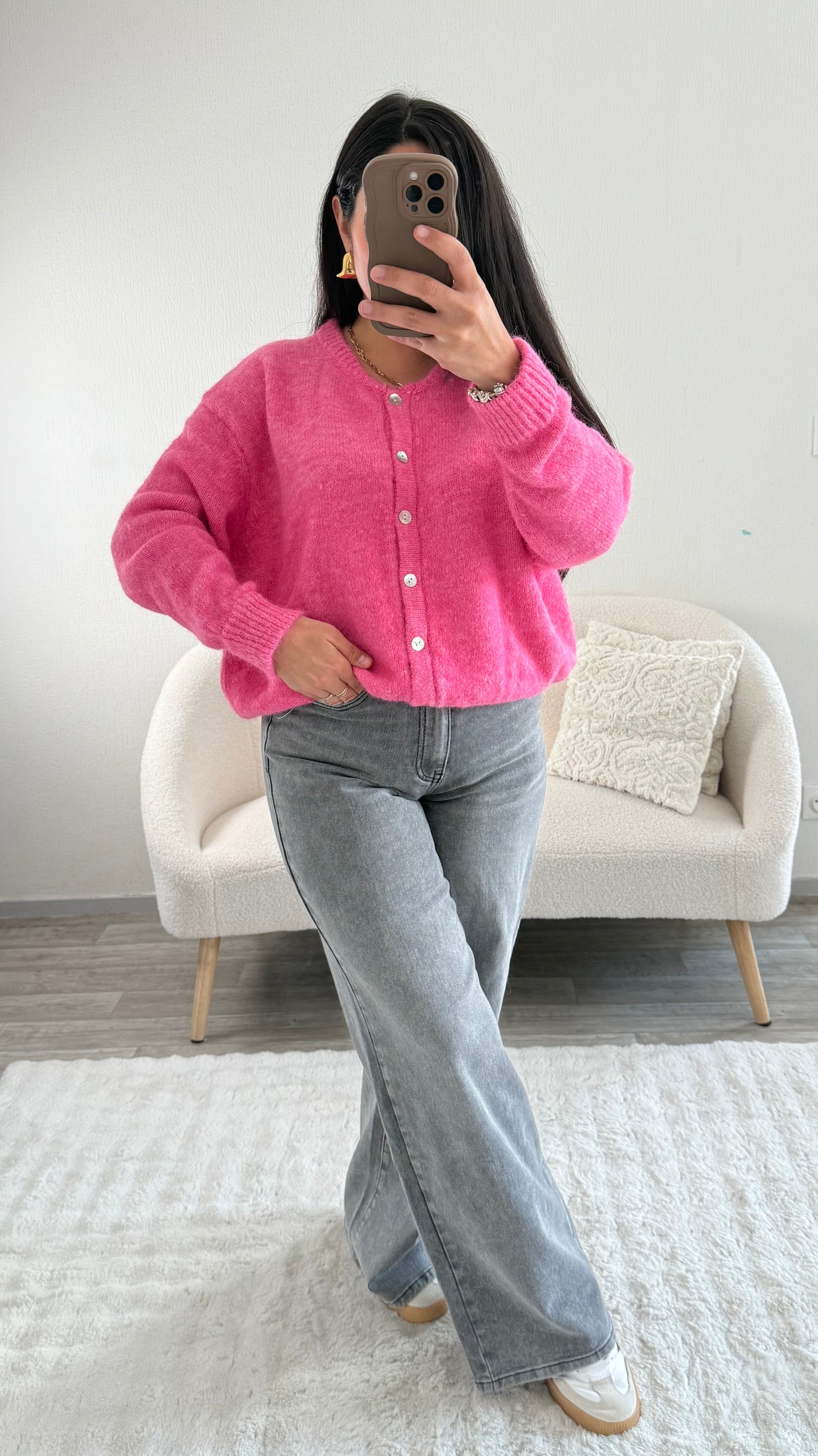 CARDIGAN EMMA FUSHIA