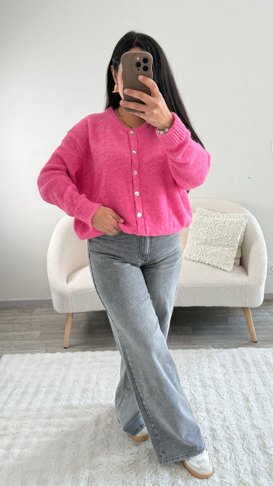 CARDIGAN EMMA FUSHIA