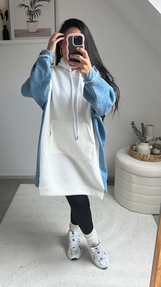 SWEAT OVERSIZE FARAH BLANC