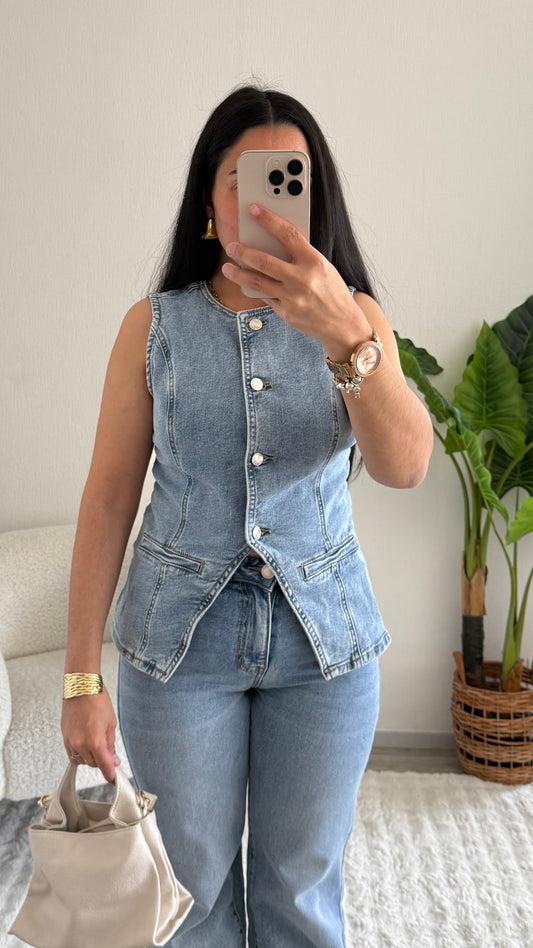 VESTE EN JEANS LEEWANE