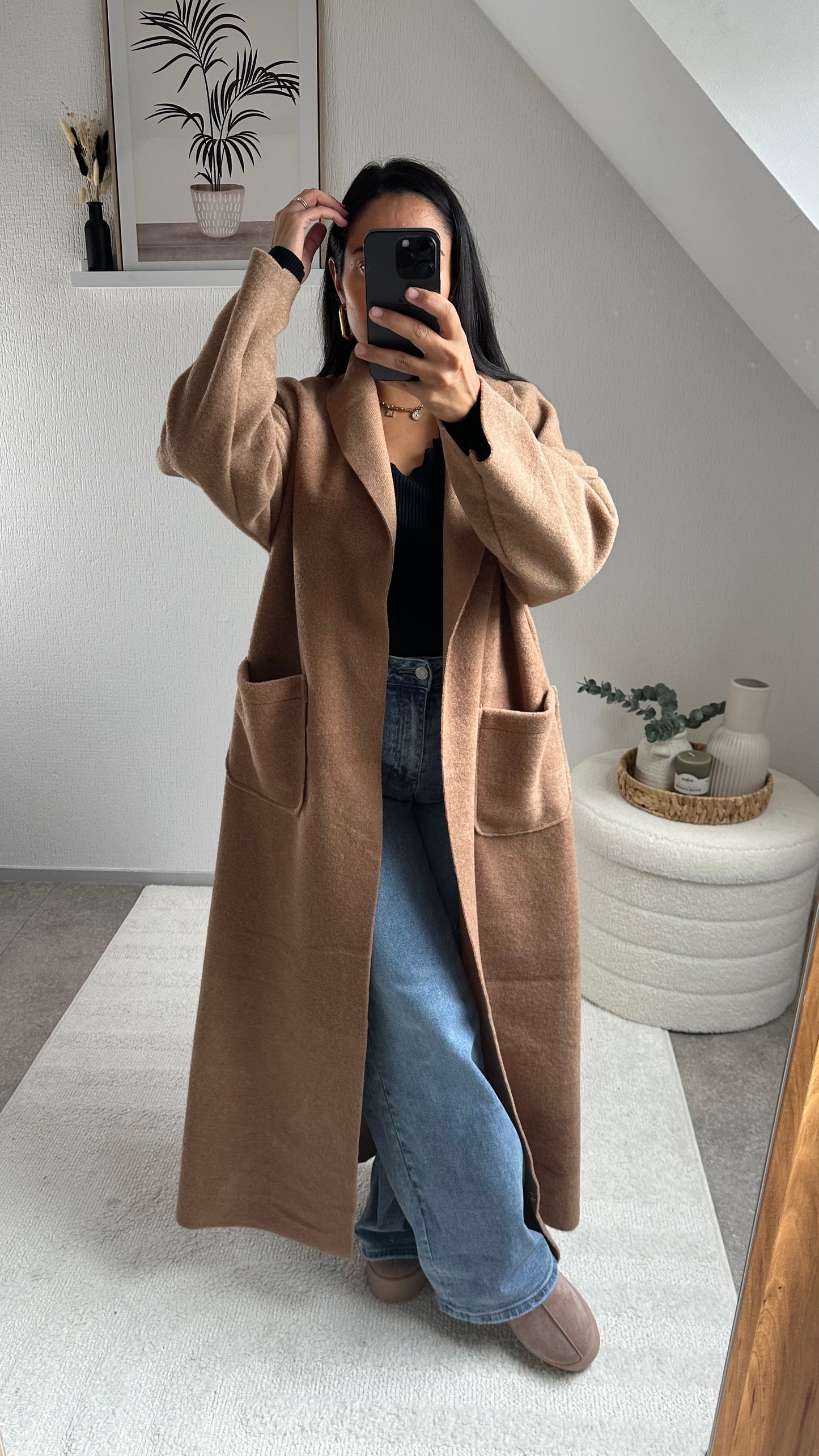 MANTEAU LIVIA CAMEL