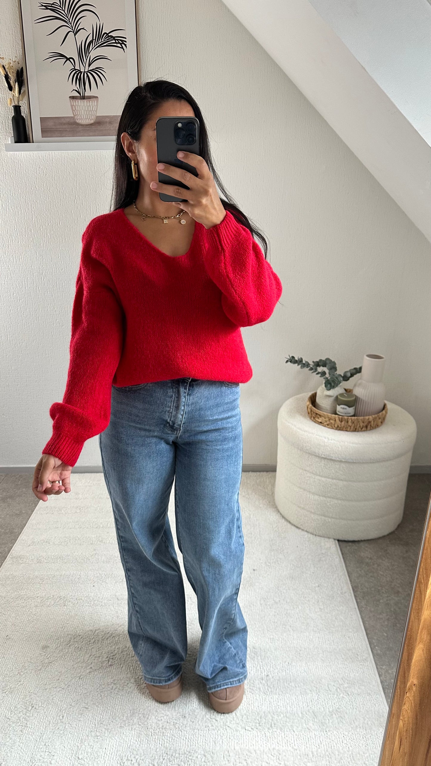 PULL ZÉLIE ROUGE