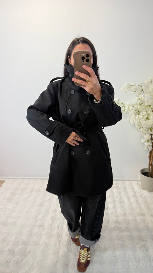 MANTEAU ZAHIA BLACK