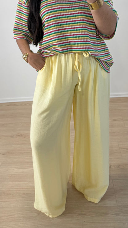 PANTALON EMY JAUNE