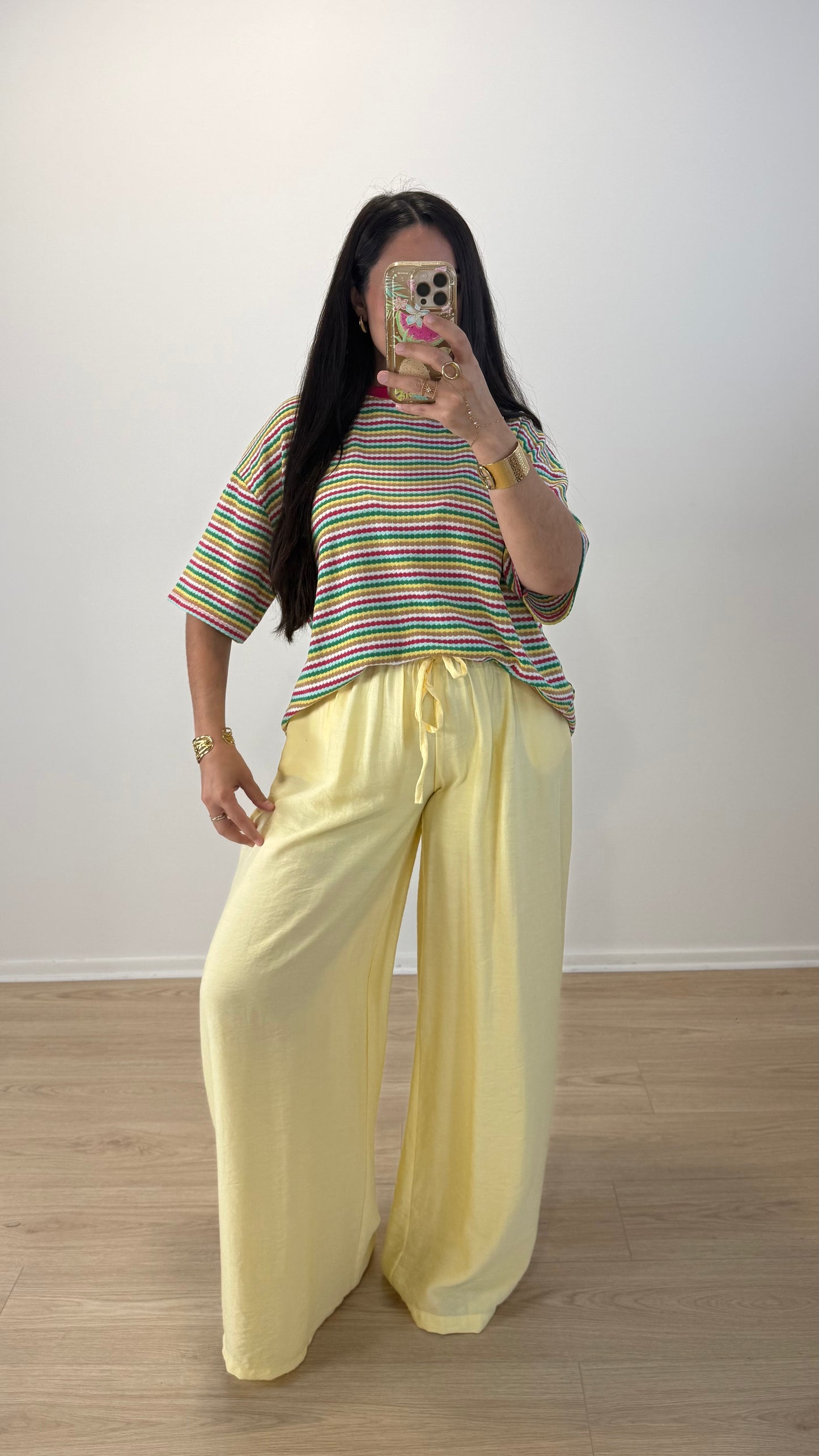 PANTALON EMY JAUNE