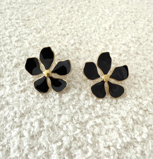 BOUCLES D'OREILLES ESTELLE BLACK