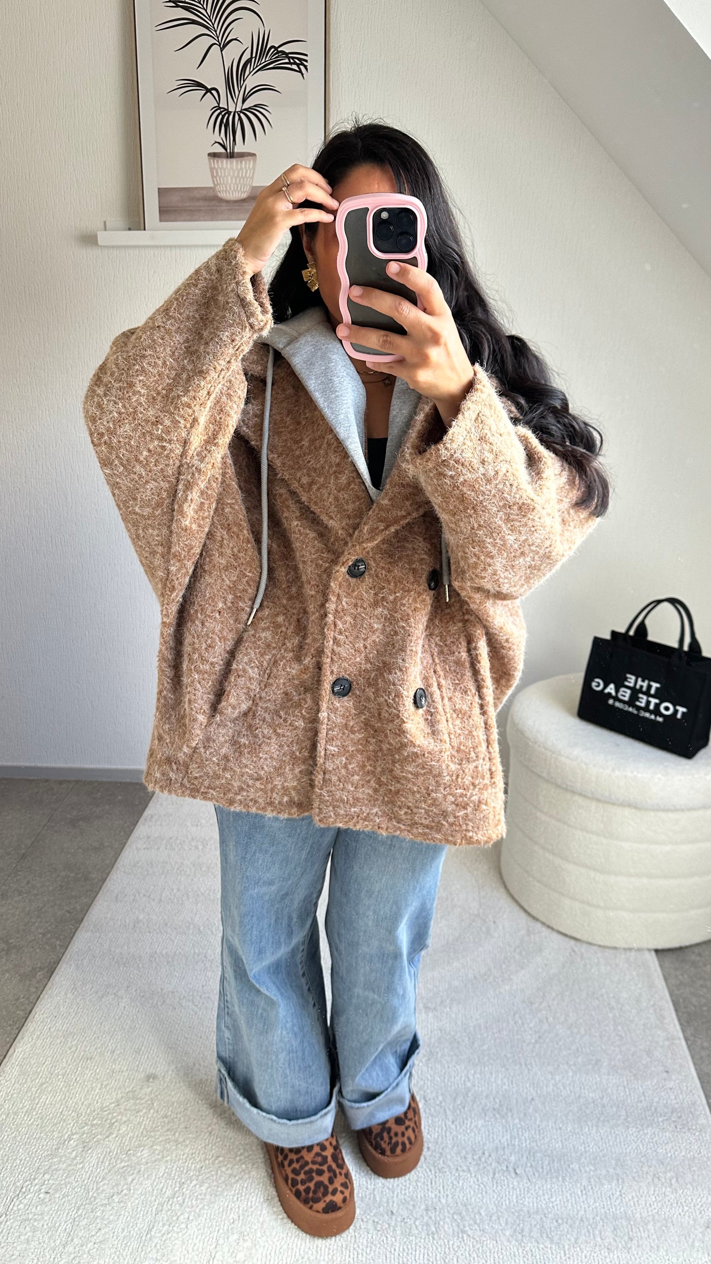 MANTEAU SWEAT CAMEL