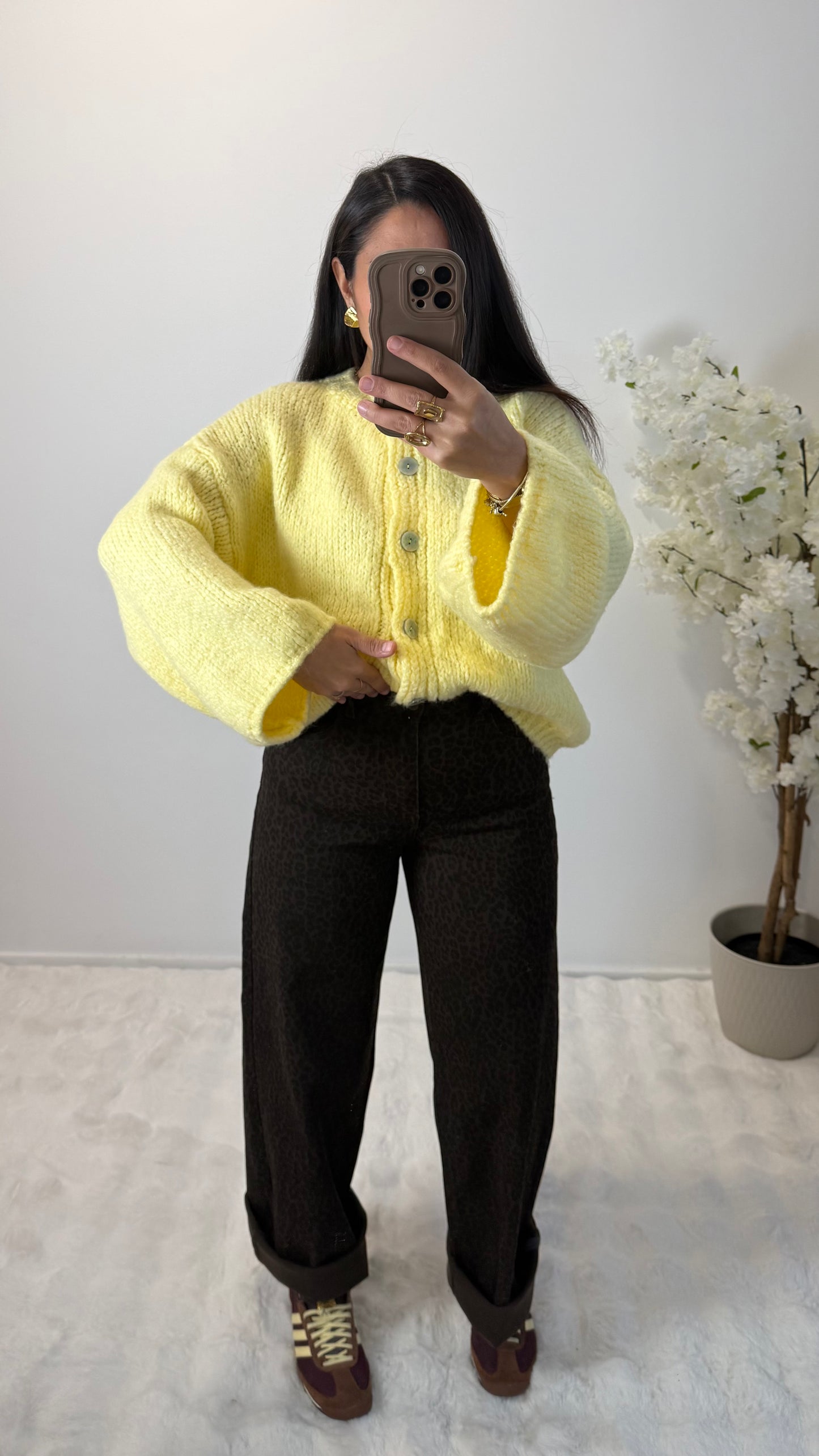 JEANS BALLON LÉOPARD