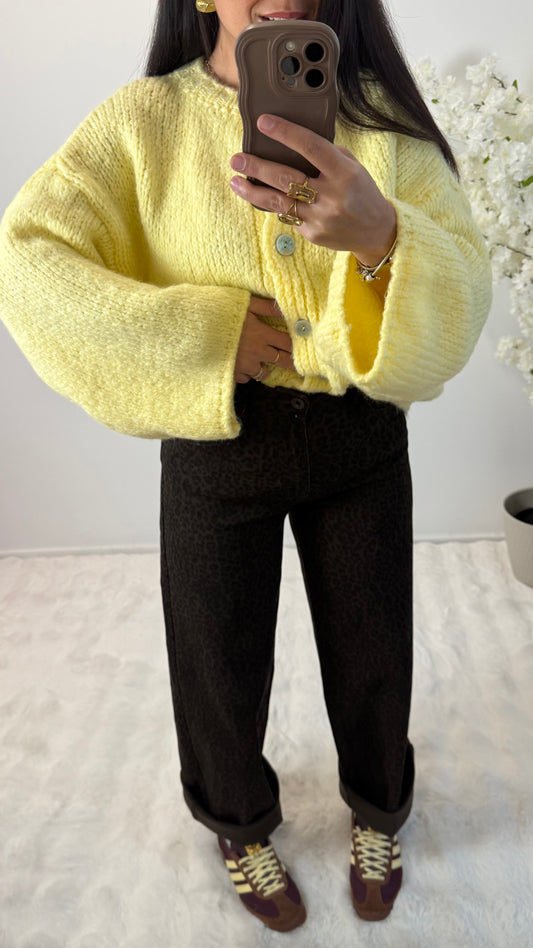 JEANS BALLON LÉOPARD