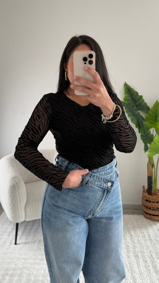 BODY ZÉBRÉ
