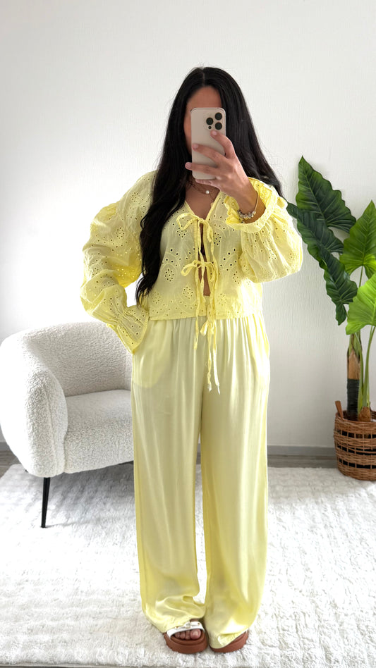 PANTALON ELEA JAUNE