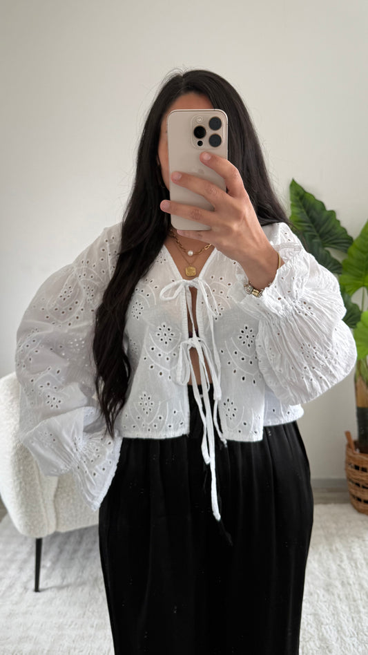 BLOUSE LIYA BLANC