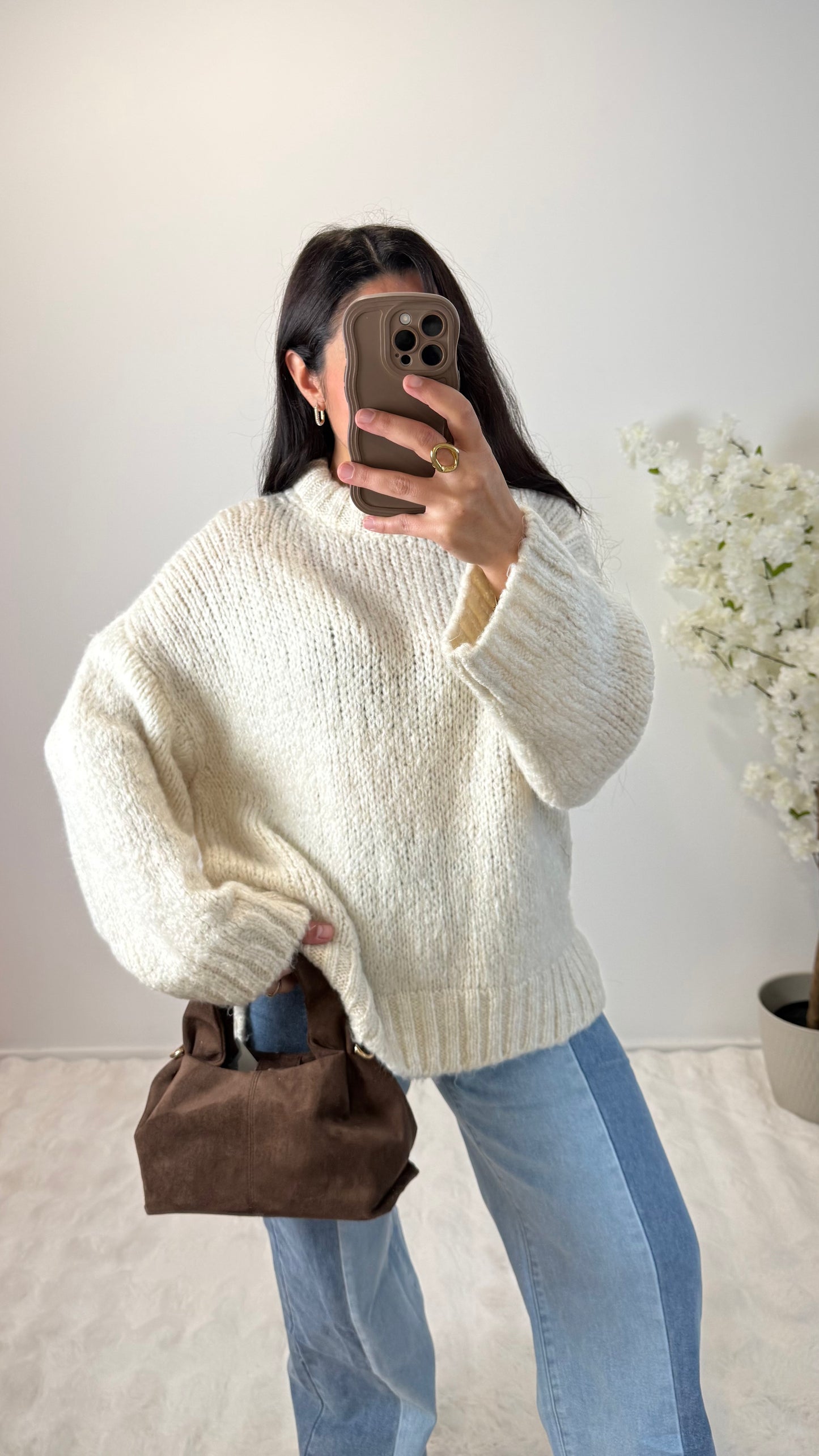 PULL MORGANE ÉCRU