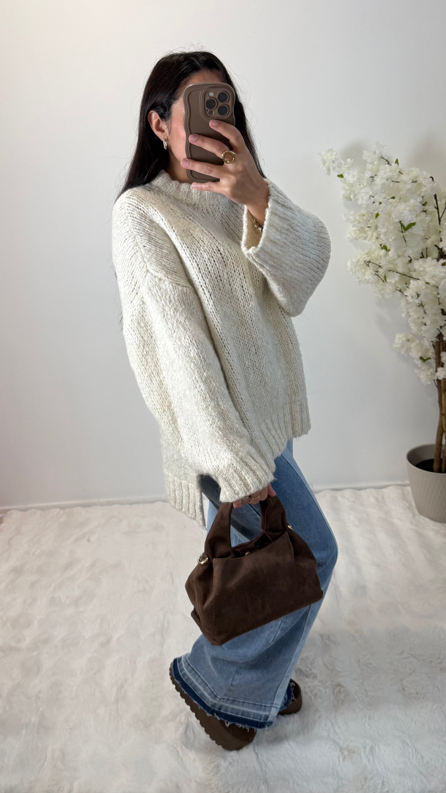 PULL MORGANE ÉCRU