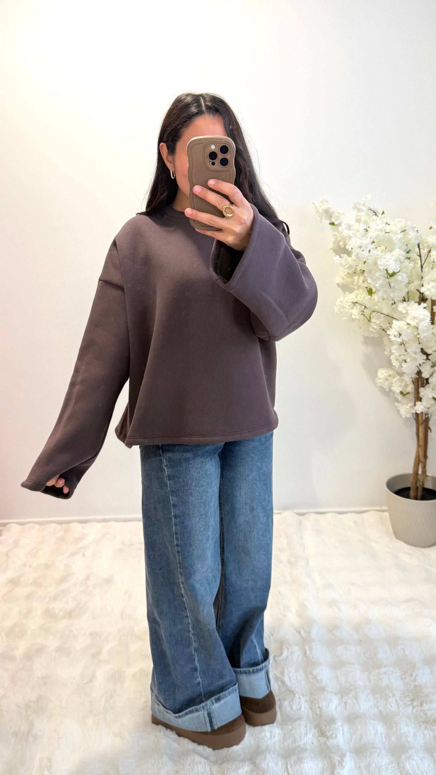 JEANS BLUE WIDE BAGGY