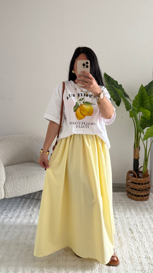 JUPE ANAÉ JAUNE