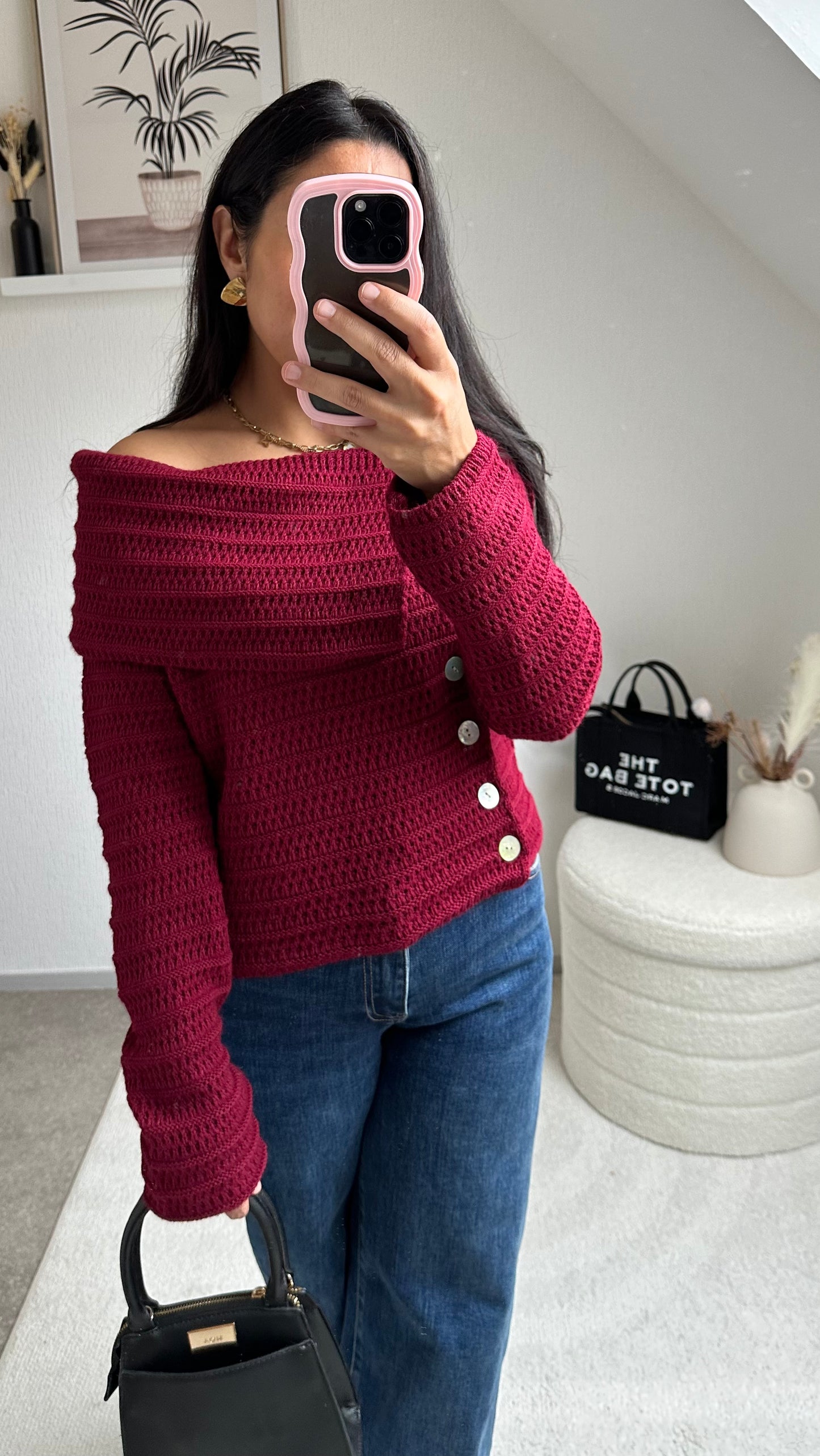 PULL BÉA BORDEAUX