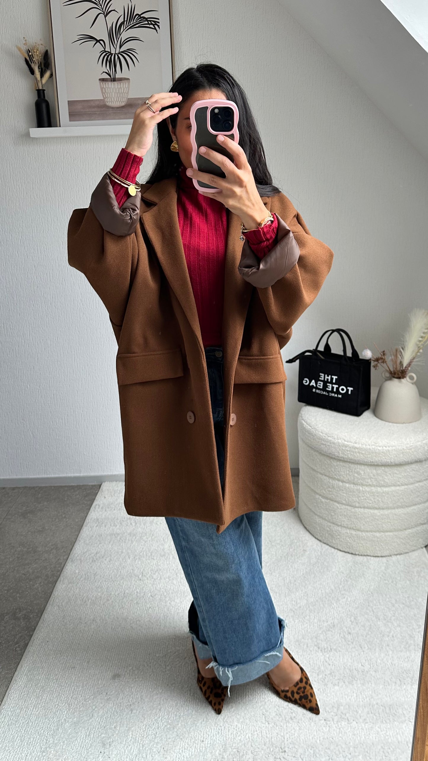 BLAZER OVERSIZE MARRON