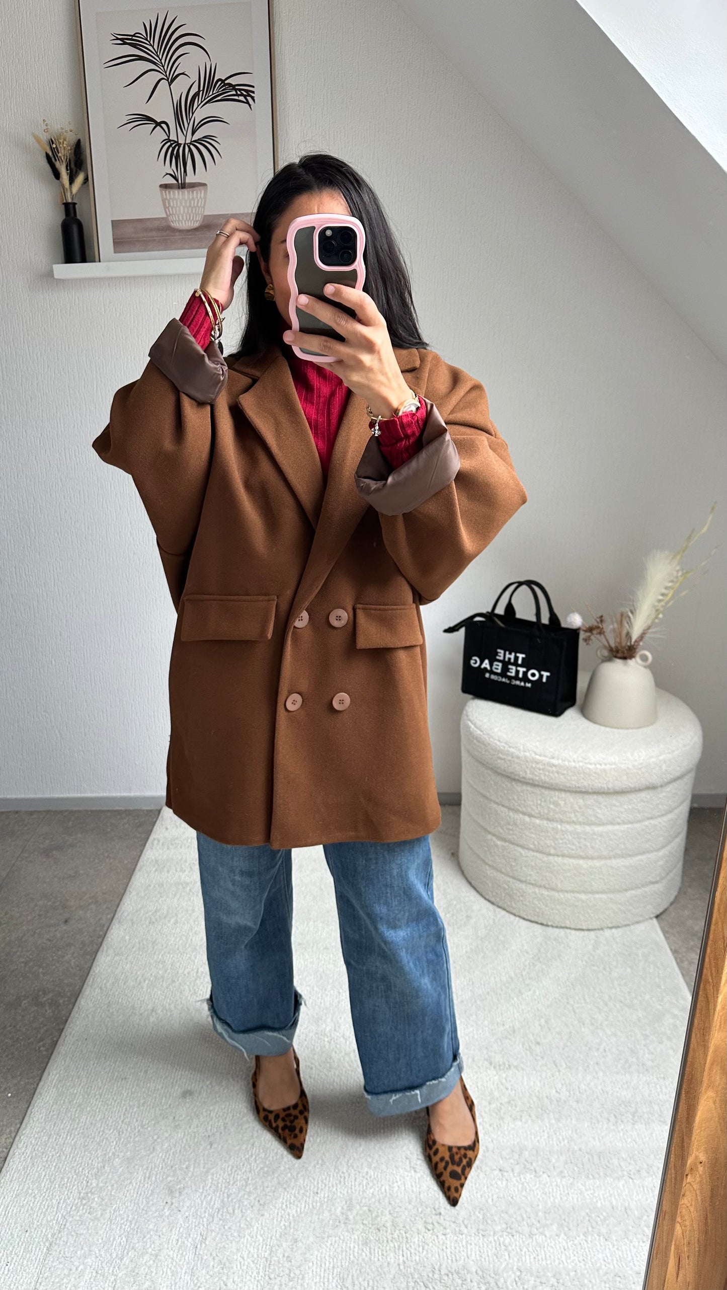 BLAZER OVERSIZE MARRON