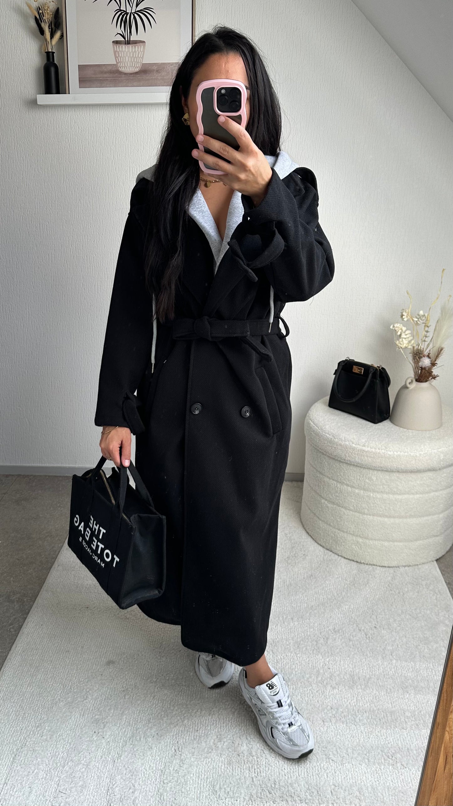 TRENCH KELYA BLACK