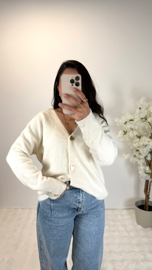 CARDIGAN VALENTINE BEIGE