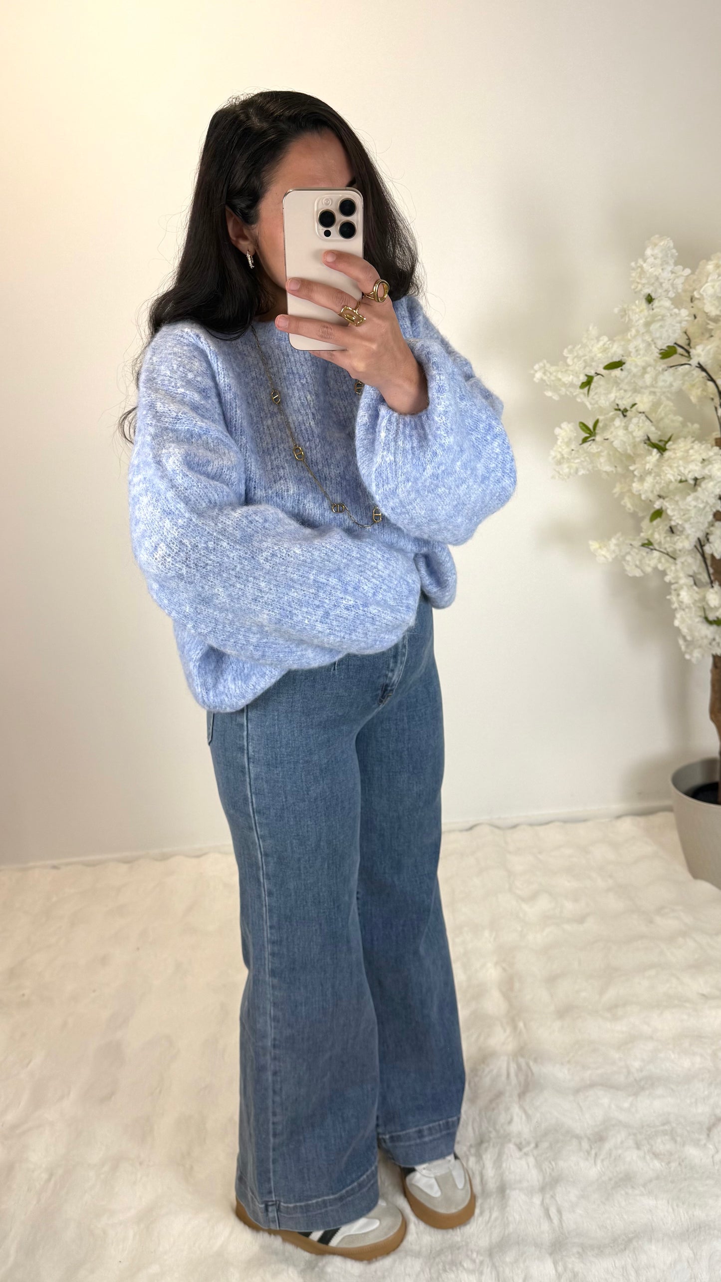 JEANS LARGE AVEC CEINTURE
