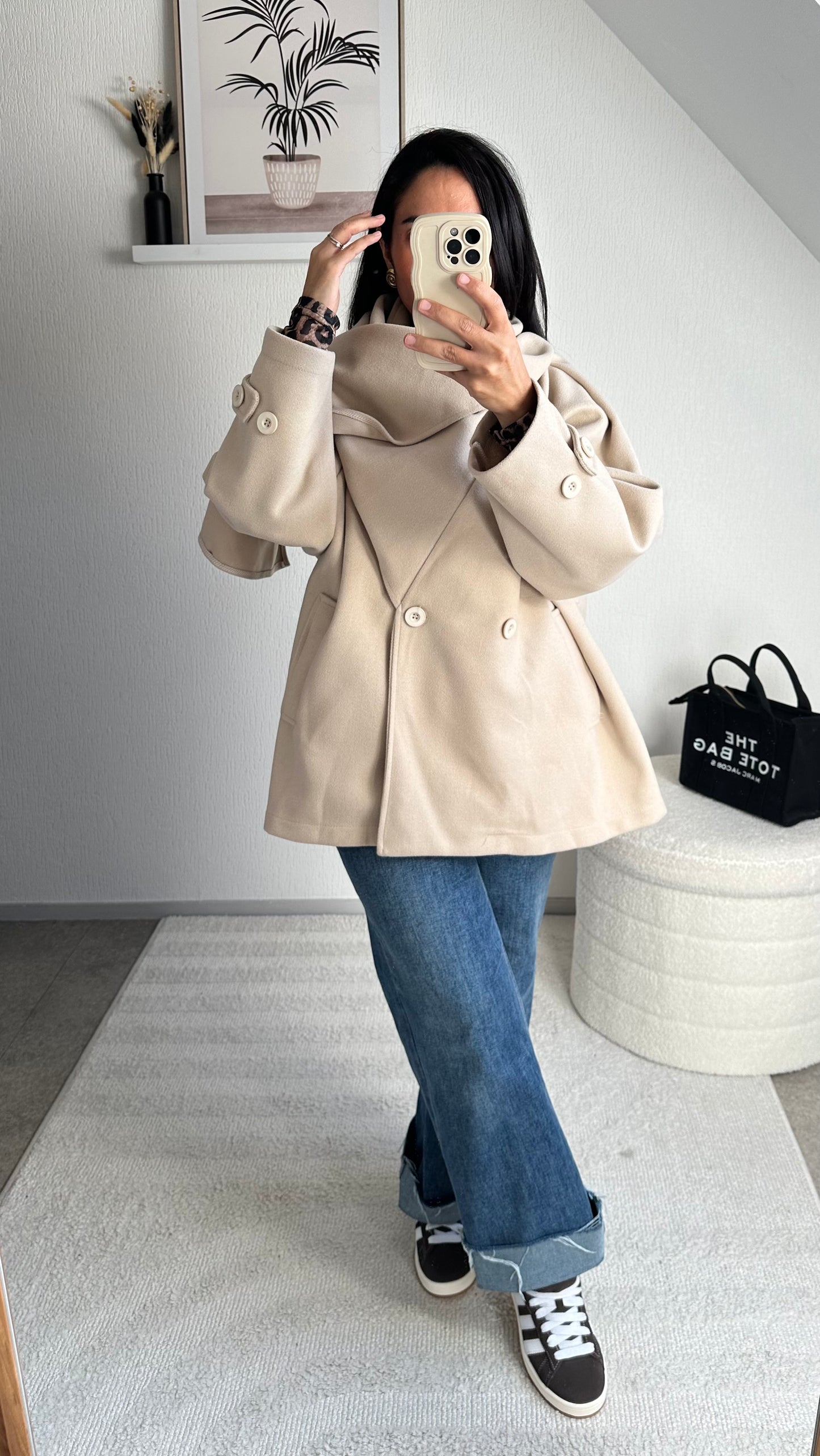 MANTEAU CLEMENCE BEIGE