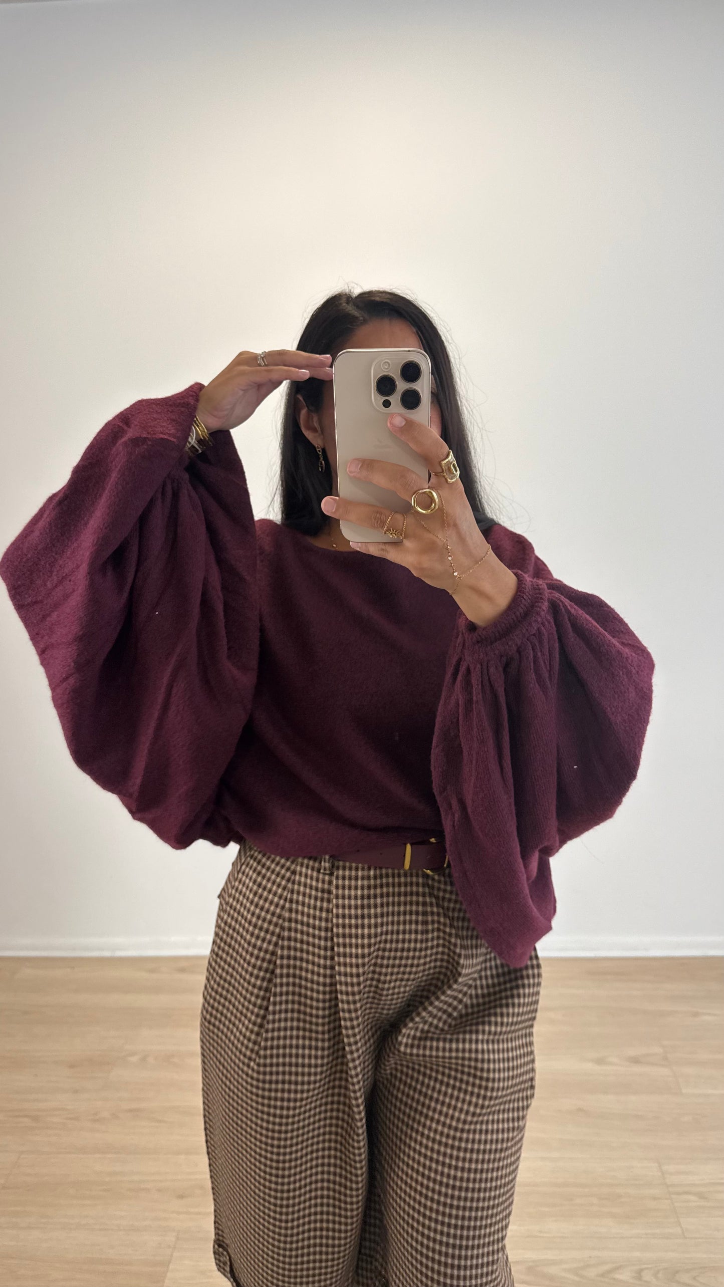 PULL NATACHA BORDEAUX