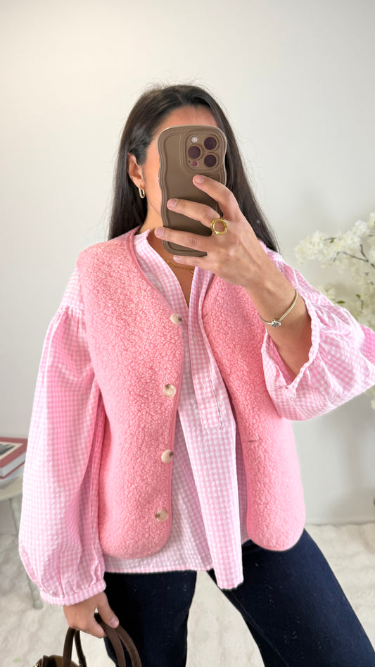 GILET VICTORIA ROSE