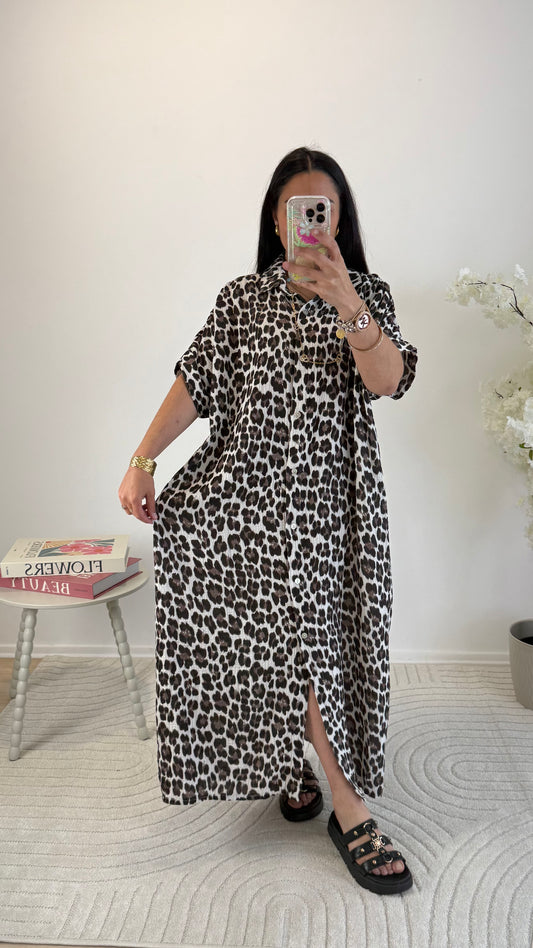 ROBE AMEL LÉOPARD