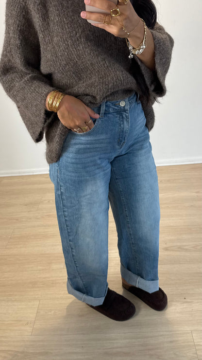 JEANS COUPE BALLON LOUISA