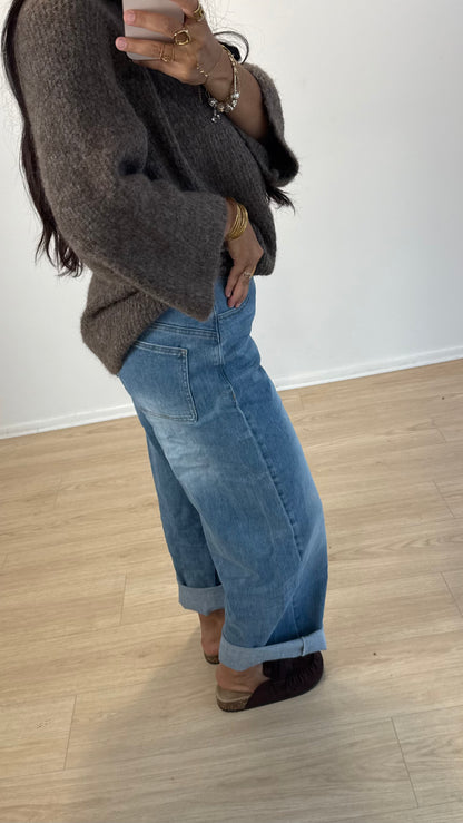 JEANS COUPE BALLON LOUISA