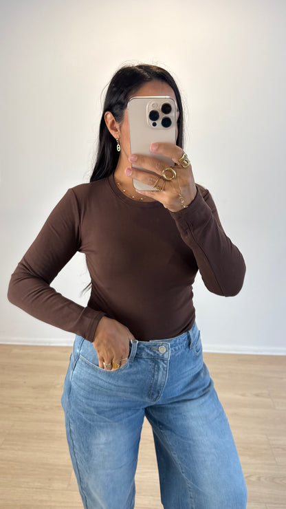 TOP BASIQUE CHOCO