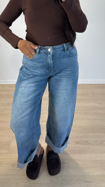 JEANS COUPE BALLON LOUISA