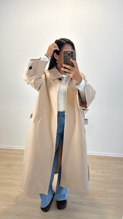 TRENCH HILONA BEIGE