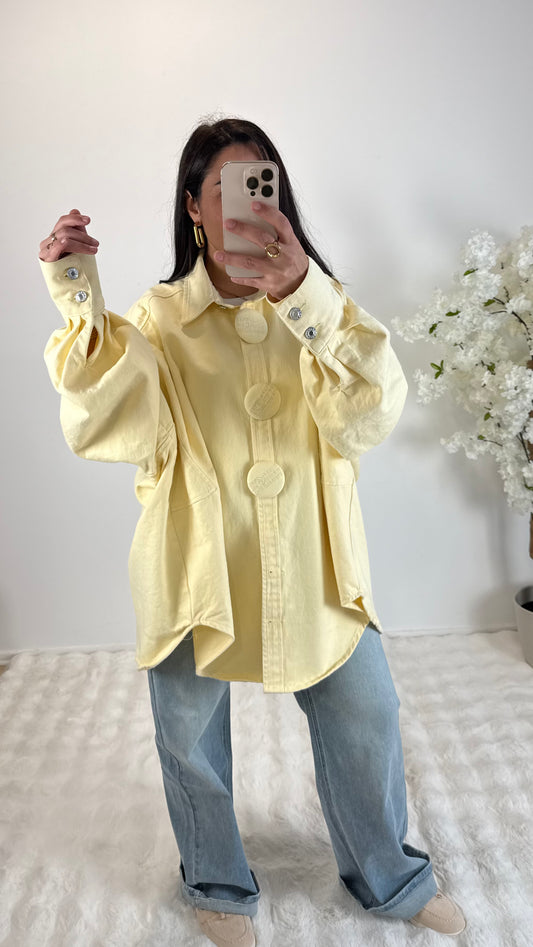 VESTE CLEM JEANS JAUNE