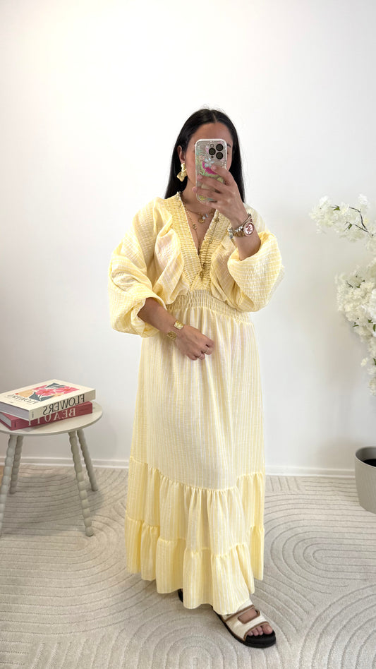 ROBE MILA JAUNE