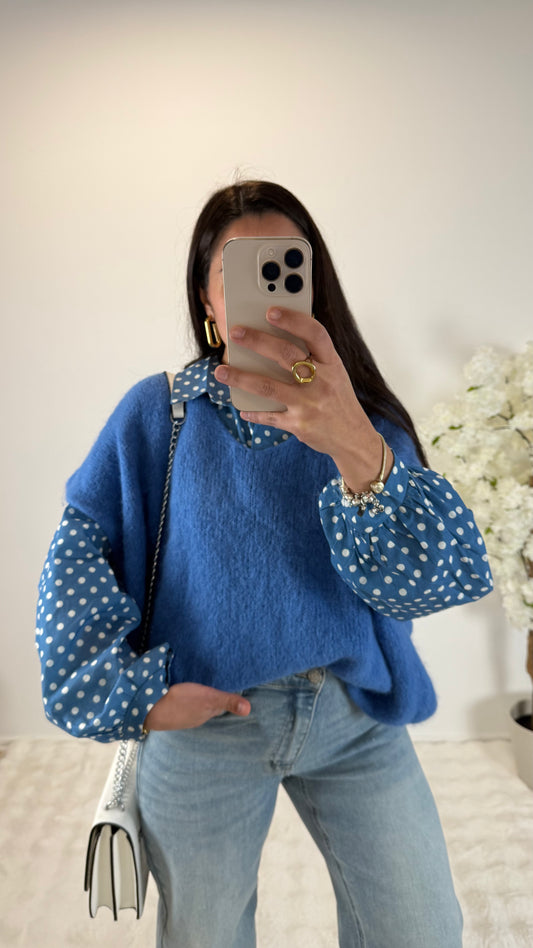 PULL ELOISE BLEU