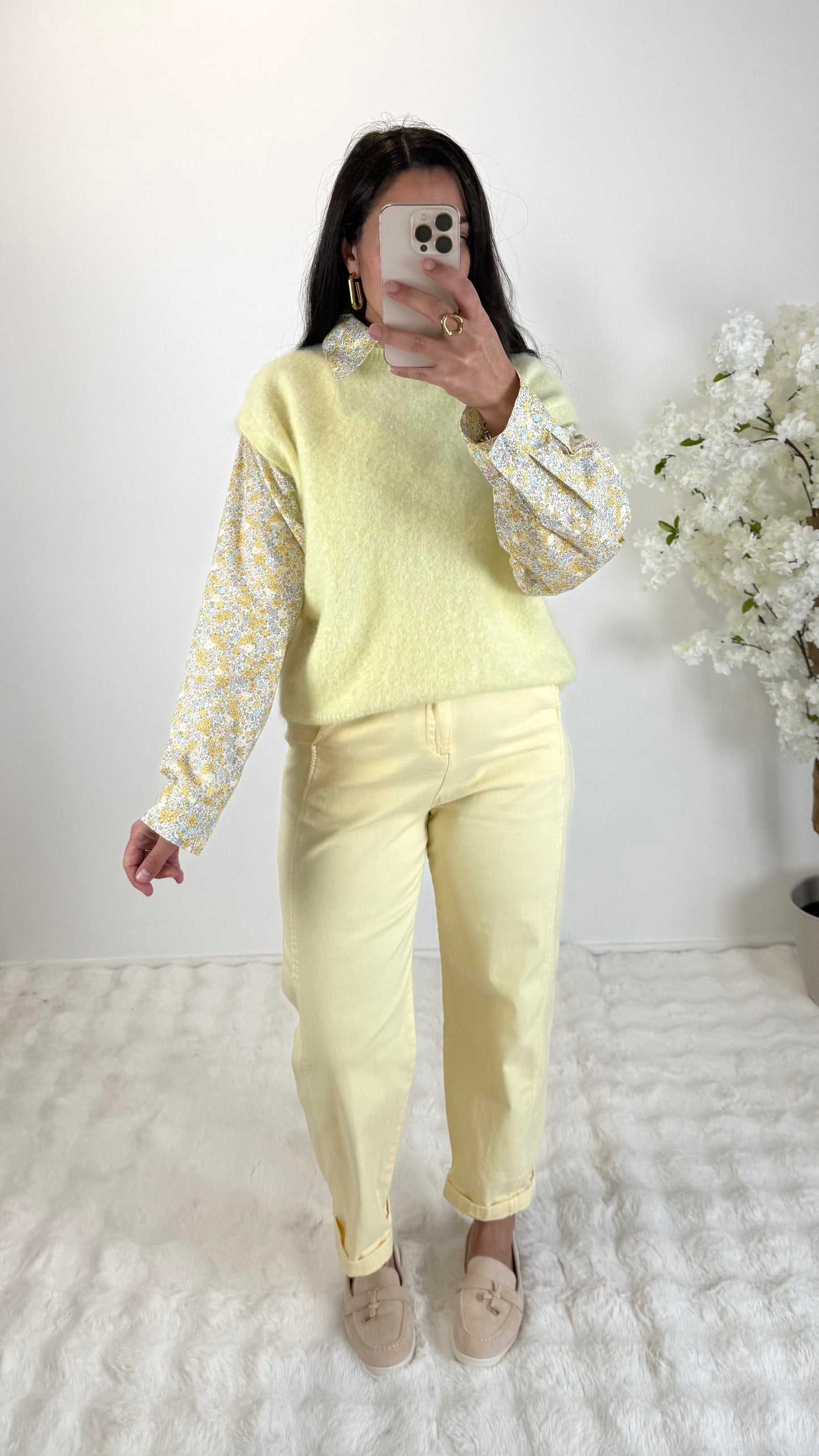 JEANS BALLON JAUNE