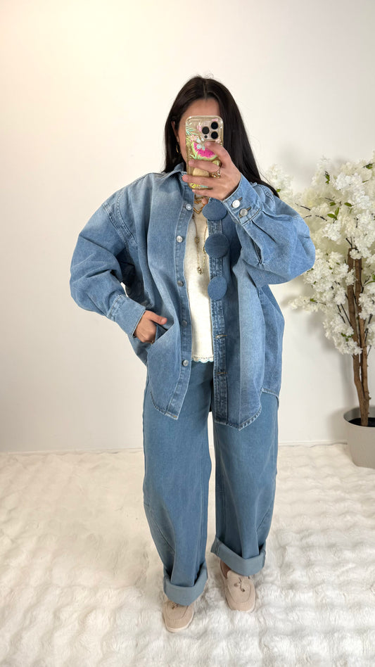 VESTE JEANS GAELLE OVERSIZE