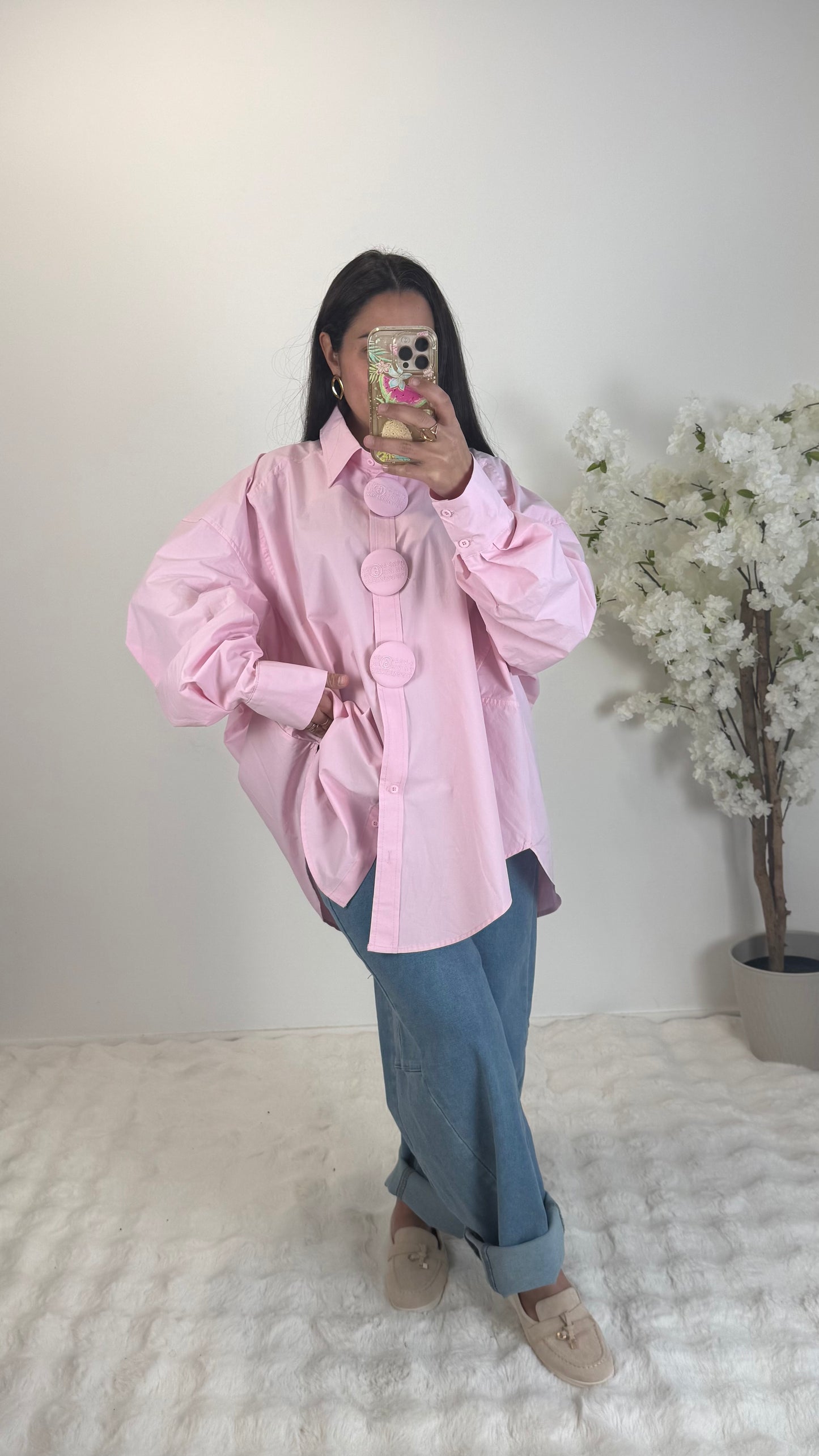 CHEMISE CLEM ROSE