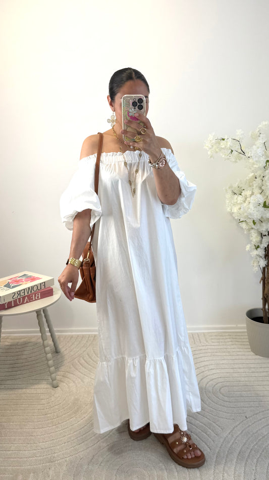 ROBE ANDALOUSE BLANC