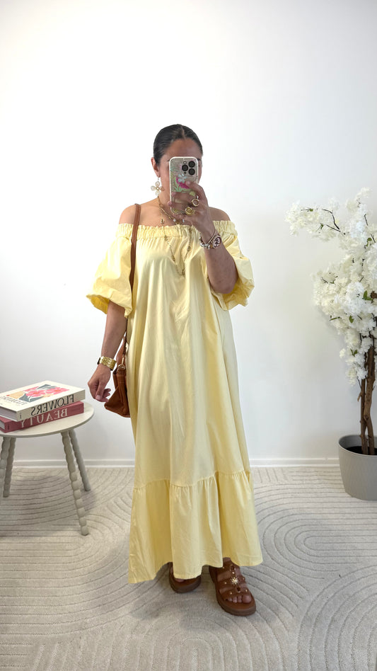 ROBE ANDALOUSE JAUNE